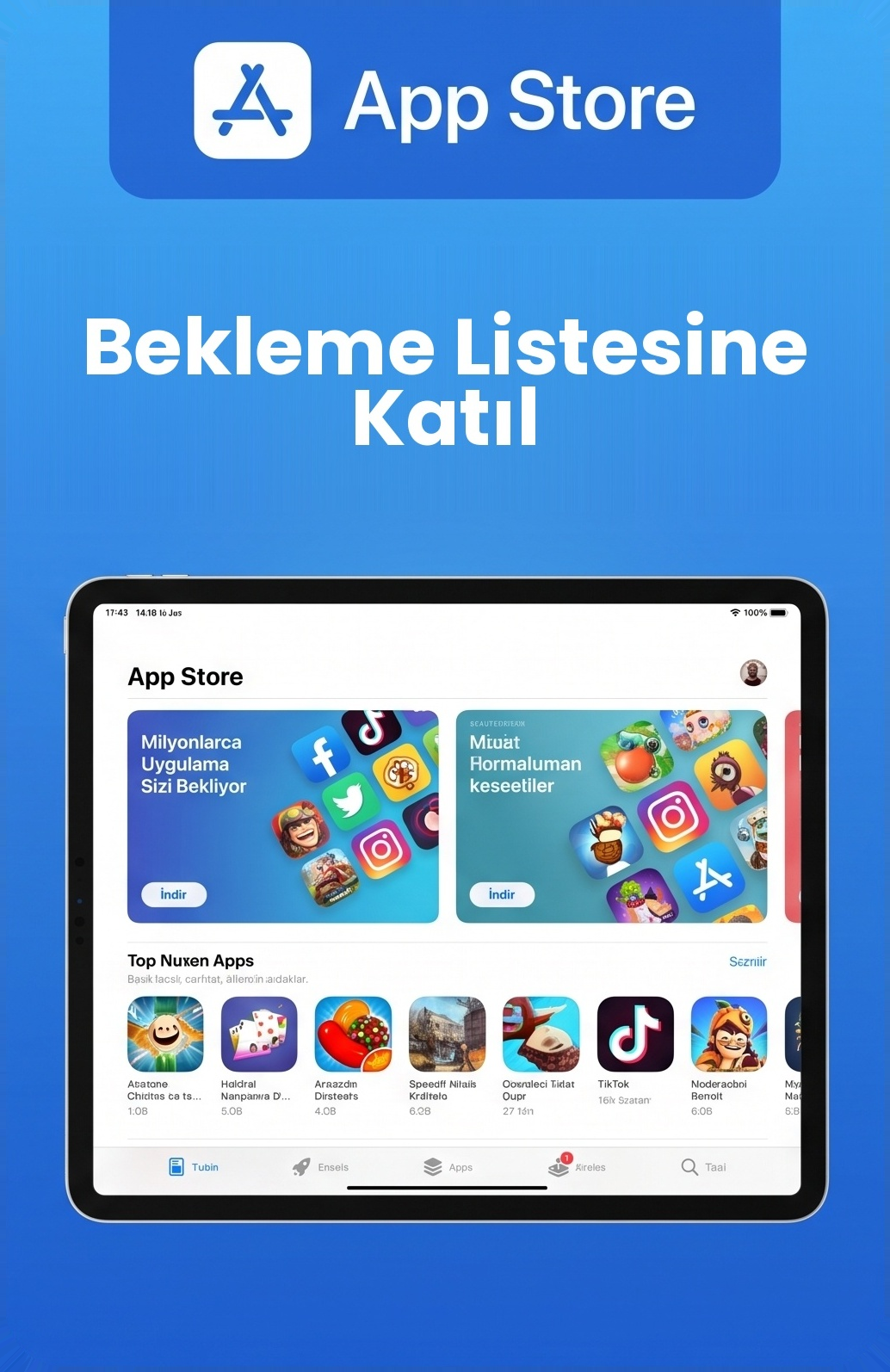 Sakla uygulaması App Store'da yayınlanınca haberdar olmak için bekleme listesine katıl